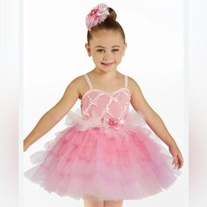 Weissman Pink Layered Tulle Costume